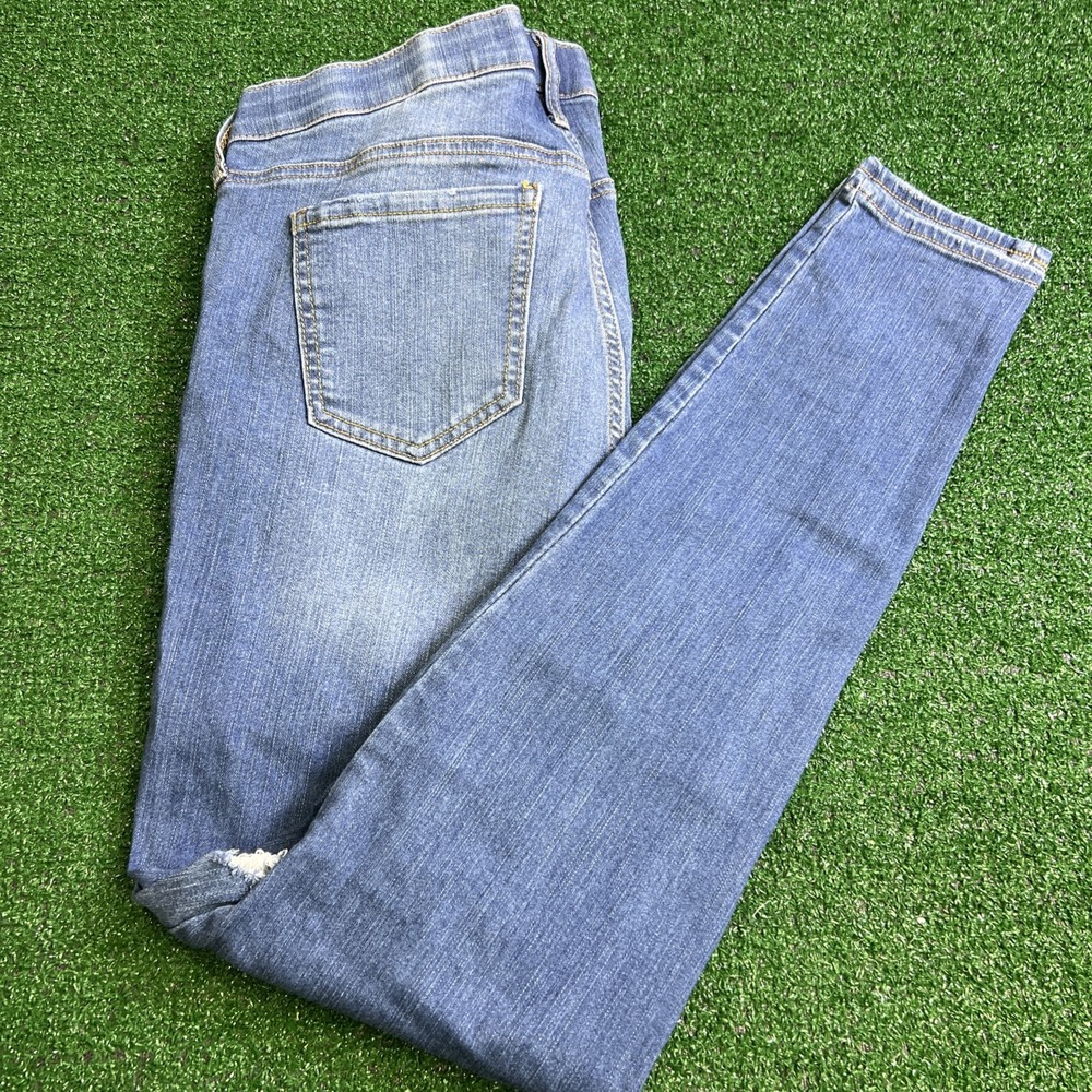 Torrid‎ Premium Womens Size 16T Blue Jeans Sky High Rise Skinny Stretch